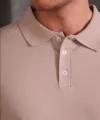 Erkek Slim Fit Pamuklu Yumuşak Doku Nefes Alan Kumaş Yakalı Tişört