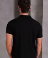 Erkek Slim Fit Pamuklu Yumuşak Doku Nefes Alan Kumaş Yakalı Tişört