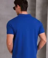 Erkek Slim Fit Pamuklu Yumuşak Doku Nefes Alan Kumaş Yakalı Tişört