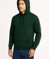 Erkek Üç İplik Kapüşonlu Kanguru Cepli SweatShirt hoodie - Haki