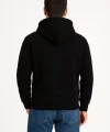Erkek Üç İplik Kapüşonlu Kanguru Cepli SweatShirt hoodie - Siyah