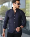Erkek Uzun Kollu Regular Sofya Keten Gömlek