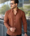 Erkek Uzun Kollu Regular Sofya Keten Gömlek