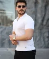 Erkek Viskon Kumaş Polo Yaka Tişört