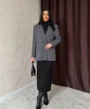 Füme Blazer Ceket