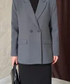 Füme Blazer Ceket