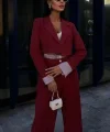 Garni Detaylı Crop Ceketli Takım 10075