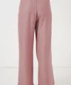 Geniş Paça Keten Pantolon 6735 - Pudra