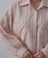 Gömlek  Bej Pembe