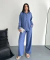 Gömlek Pantolon Ikili Takım - Mavi