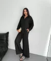 Gömlek Pantolon ikili Takım - Siyah