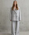 Gri 3-İplik Comfort Ceket Ve Pantolon Takım