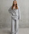 Gri 3-İplik Comfort Ceket Ve Pantolon Takım