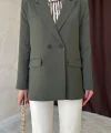 Haki Blazer Ceket