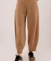 Havuç Kesim Camel Pantolon