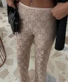 İçi Astarlı Dantel Pantolon 0081
