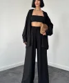 iyah Alice Gömlek Ve Bol Kesim Pantolon Takım