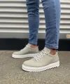 JY152 Cool Bağcıklı Süet Erkek Günlük Spor Klasik Ayakkabı SBT - Gri