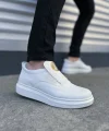 JY161 Hippo Bağcıksız Cilt Erkek Günlük Sneaker Ayakkabı CBT - Beyaz