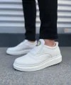 JY161 Hippo Bağcıksız Cilt Erkek Günlük Sneaker Ayakkabı CBT - Beyaz