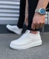 JY161 Hippo Bağcıksız Cilt Erkek Günlük Sneaker Ayakkabı CBT - Beyaz