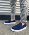 JY180 Estilo X Bağcıksız Süet Erkek Günlük Spor Klasik Ayakkabı SBT - Lacivert