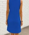 Kadın Askılı Yuvarlak Yaka Viskon Elbise