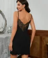 Kadın Ip Askılı Dantelli Sandy Gecelik