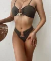 Kadın İtalyan Kumaş Toka Detaylı Bikini