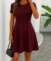 Kadın Kısa Kollu Kiloş Ithal Krep Elbise
