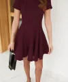 Kadın Kısa Kollu Kiloş Ithal Krep Elbise