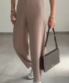 Kadın Krep Kumaş Balon Pantolon