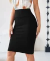 Kadın Krep Kumaş Kalem Etek