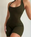 Kadın Sırt Sporcu Kesim Kaşkorse Kumaş Mini Bodycon