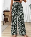 Kadın Süprem Kumaş Beli Lastikli Leopar Desen Pantolon