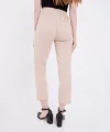 Kadın Tam Kalıp Basic Eşofman Pantolon - Bej
