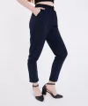 Kadın Tam Kalıp Basic Eşofman Pantolon - Lacivert