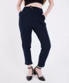 Kadın Tam Kalıp Basic Eşofman Pantolon - Lacivert