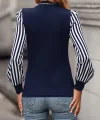 Kadın Uzun Kollu Balıkçı Yaka Bürümcük Bluz