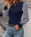 Kadın Uzun Kollu Balıkçı Yaka Bürümcük Bluz