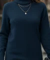 Kadın Uzun Kollu Balıkçı Yaka Triko Bluz