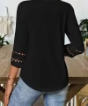 Kadın Uzun Kollu Bisiklet Yaka Truvakar Kollu Viskon Bluz