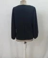 Kadın Uzun Kollu Damla Detaylı Ithal Krep Bluz