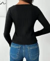 Kadın Uzun Kollu Kaşkorse Bluz