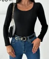 Kadın Uzun Kollu Kaşkorse Bluz