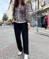 Kadın Uzun Kollu Lepoar Detay Modal Kumaş Ikili Takım