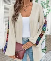 Kadın Uzun Kollu önü Açık şardonlu Kaşkorse Ceket