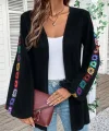 Kadın Uzun Kollu önü Açık şardonlu Kaşkorse Ceket