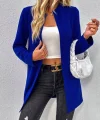 Kadın Uzun Kollu önü Açık Uzun Modal Ceket