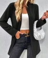Kadın Uzun Kollu önü Açık Uzun Modal Ceket